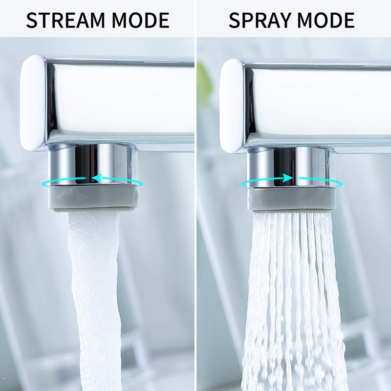 KAIYING Pull Down Bathroom Sink Faucet, Modern Lavatory Vessel Sink Faucet, Utility Single Hole Bathroom Sink Faucet with Pull Out Sprayer, Commercial Basin Mixer Tap (Tall, Black) - Image 4